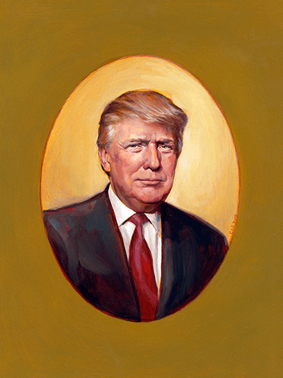 Portrait of Trump